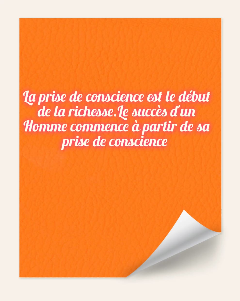 Seules la sérénité et la paix de l'esprit vous procurent le courage et l'énergie nécessaire pour aborder les circonstances