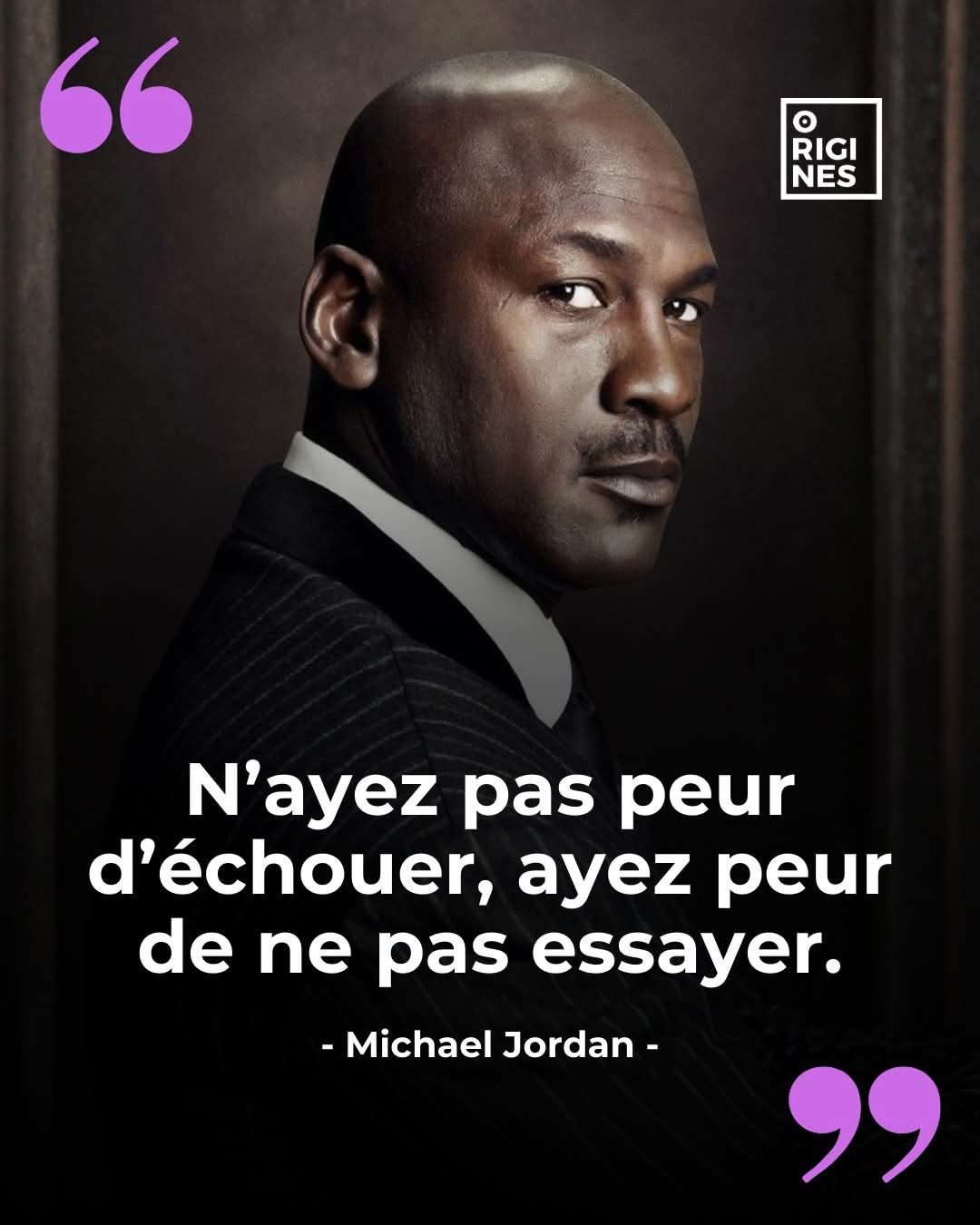 RAPPELLE TOI QU'HIER EST PARTI POUR TOUJOURS, QUE DEMAIN NE VIENDRA PEUT-ÊTRE JAMAIS ET QUE SEUL AUJOURD'HUI T'APPARTIENT. LE PLUS GRAND ÉCHEC EST DE NE PAS AVOIR LE COURAGE D'OSER
