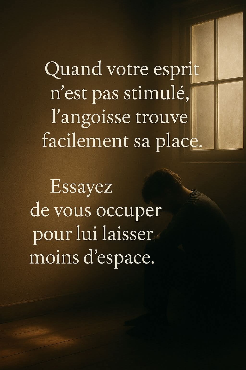 LES OBJECTIFS QUE TU TE FIXES T'AIDENT À SURMONTER DES PROBLÈMES PROVISOIRES." L'espérance est la lumière qui guide nos pas dans l'obscurité