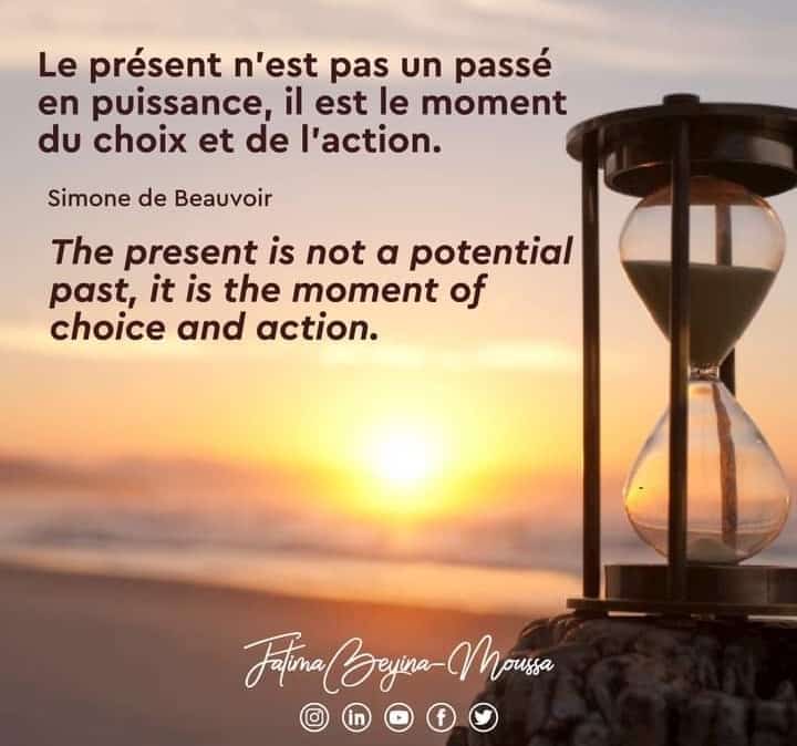 Vous ne pouvez pas avoir de meilleur demain si vous pensez à hier !