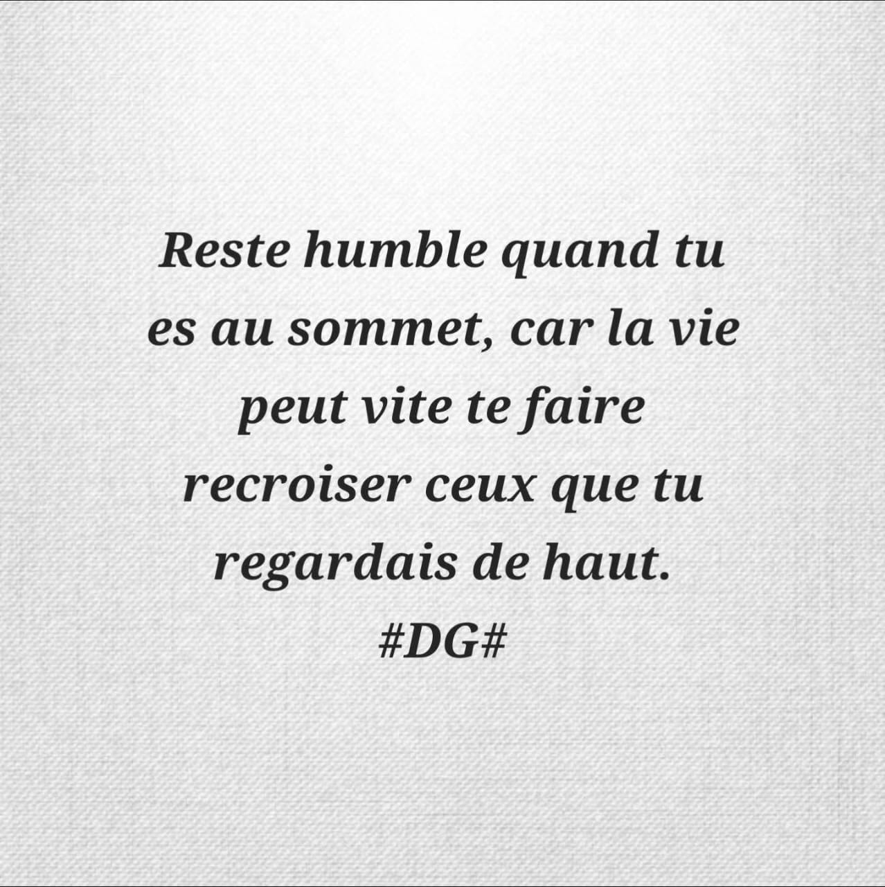 NE JOUES PAS AVEC LES AUTRES. LA ROUE TOURNE, AUJOURD'HUI TU JOUES, DEMAIN TU SERAS LE JOUET. NE JUGEZ PAS SUR LES APPARENCES
