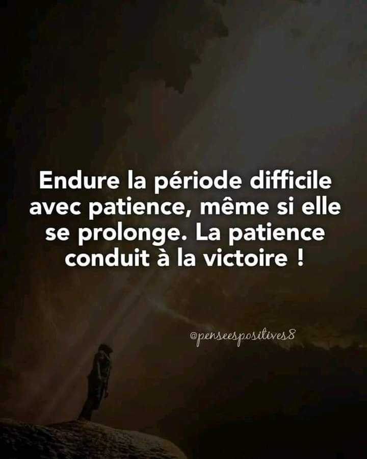 La patience est un élément clé de la réussite